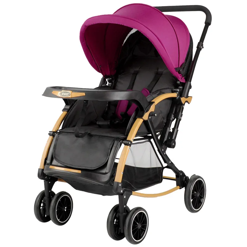 Baby Stroller C3 – Premium Rocking Pram with Adjustable Handle