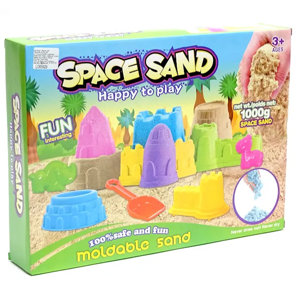 Magic Space Sand 1000g – Creative Non-Drying Modeling Sand Set