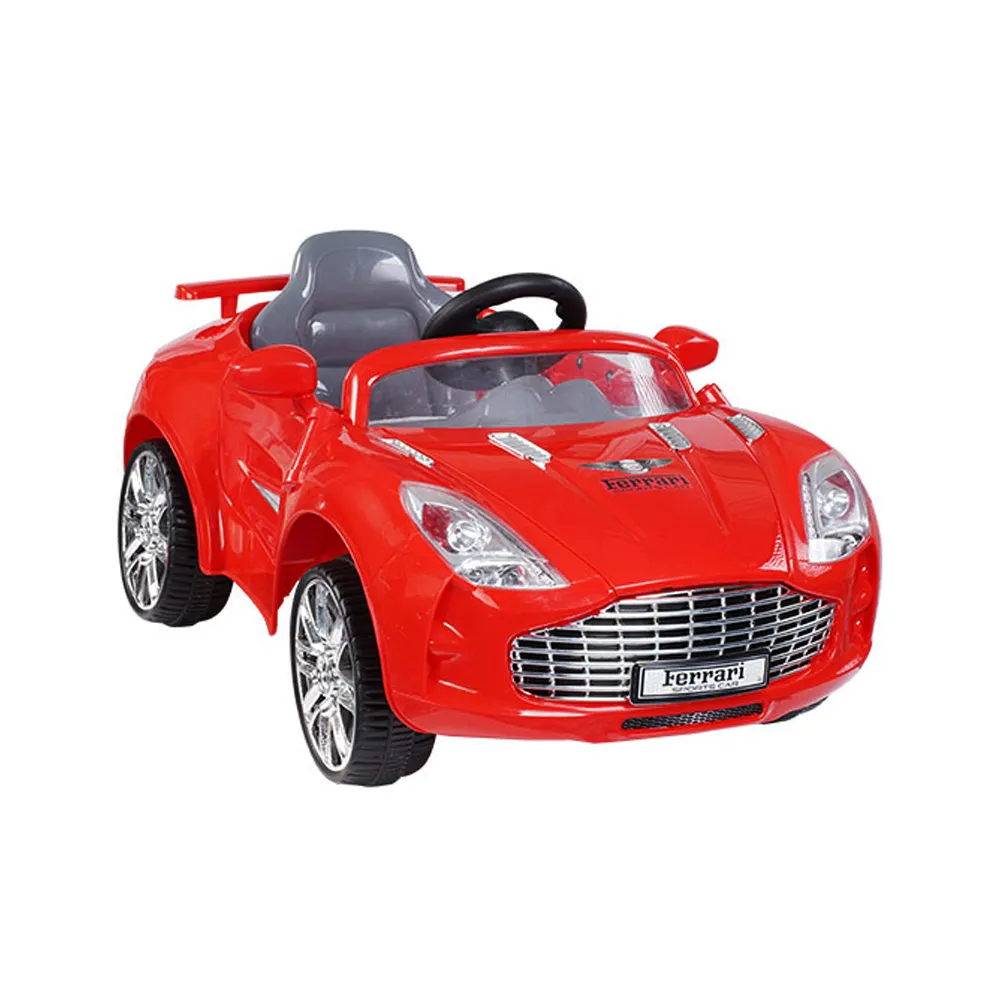 Ride On Ferrari Baby Car with Remote & Manual Drive – Red