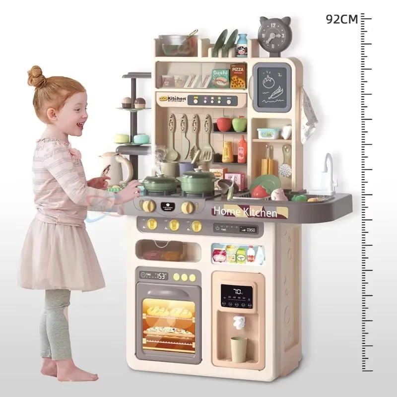 Babi Valley Play Kitchen Set with Spray Water & Light Sound