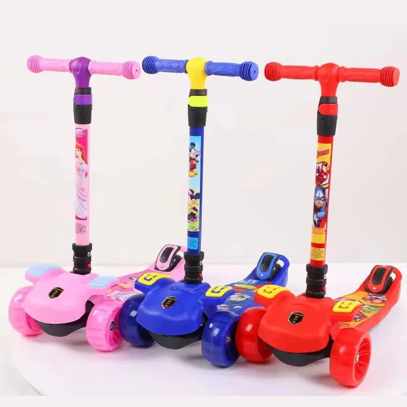 HYPOD 3-Wheel Kids Scooter – Foldable with Seat & LED Wheels