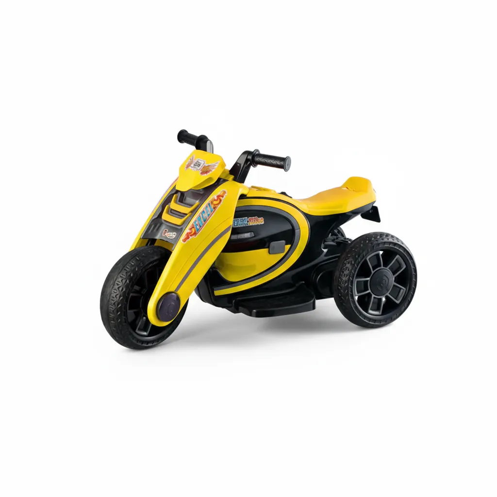 Rechargeable Baby Bike – Captain Excel Yellow (2–6 Years)
