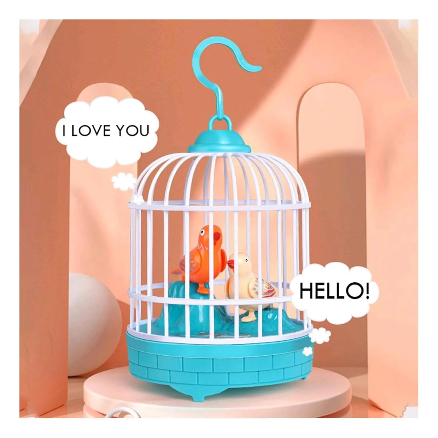Kids Talking Bird Toy – Voice Control, Music & Recorder