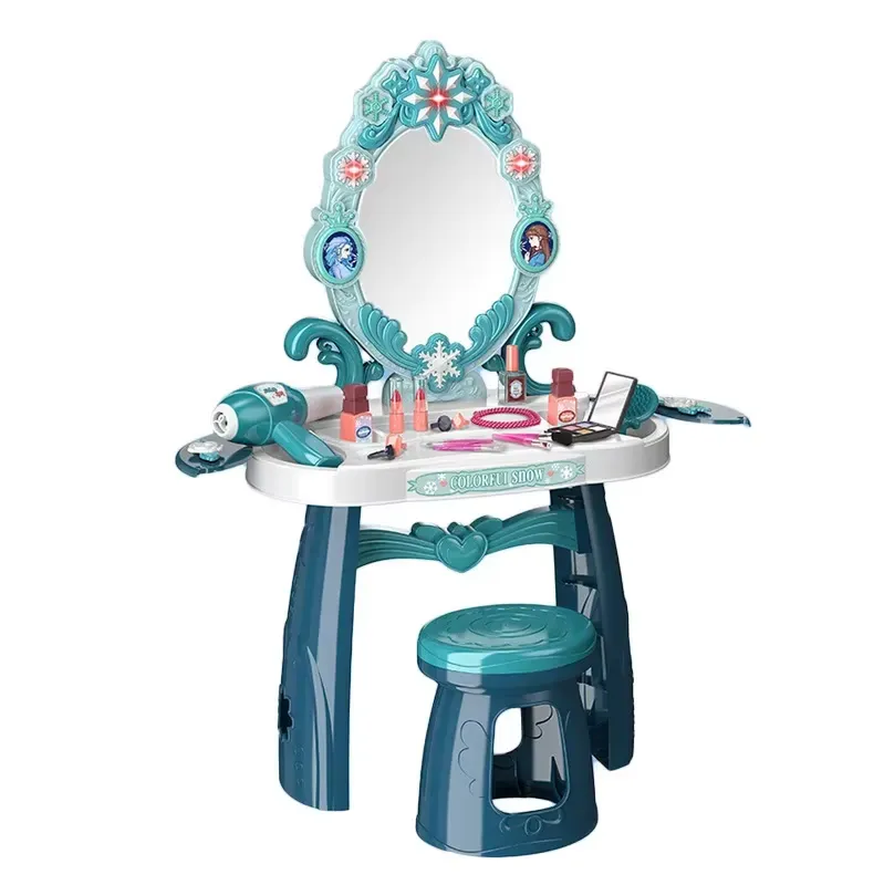 Fashion Beauty Dressing Table Toy with Lights & Music for Girls