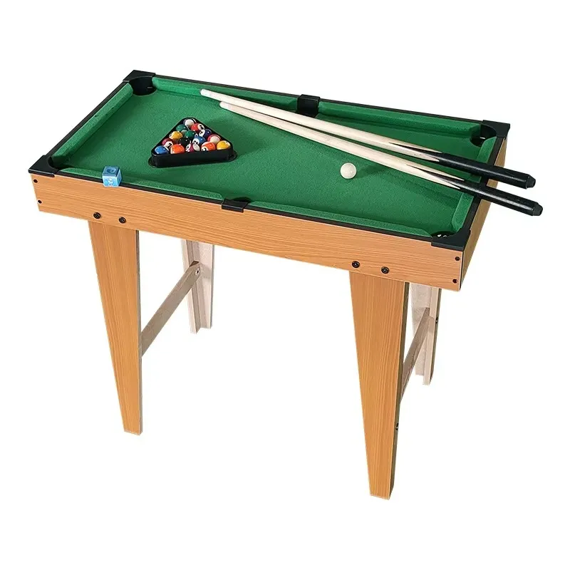 Tabletop Pool Table – Wooden Mini Billiards Game for Family Fun