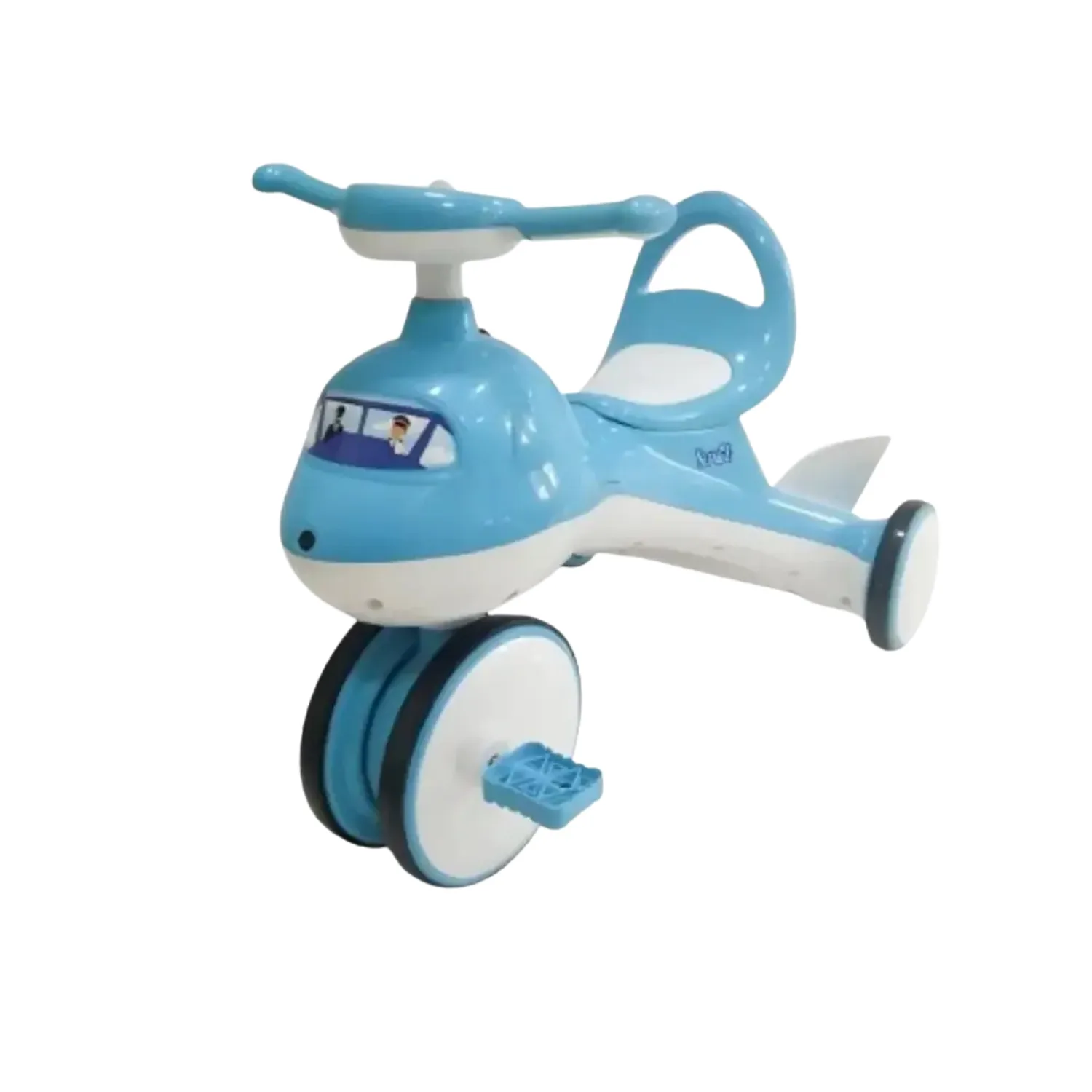 AKIJ Pilot Tricycle | White & Blue