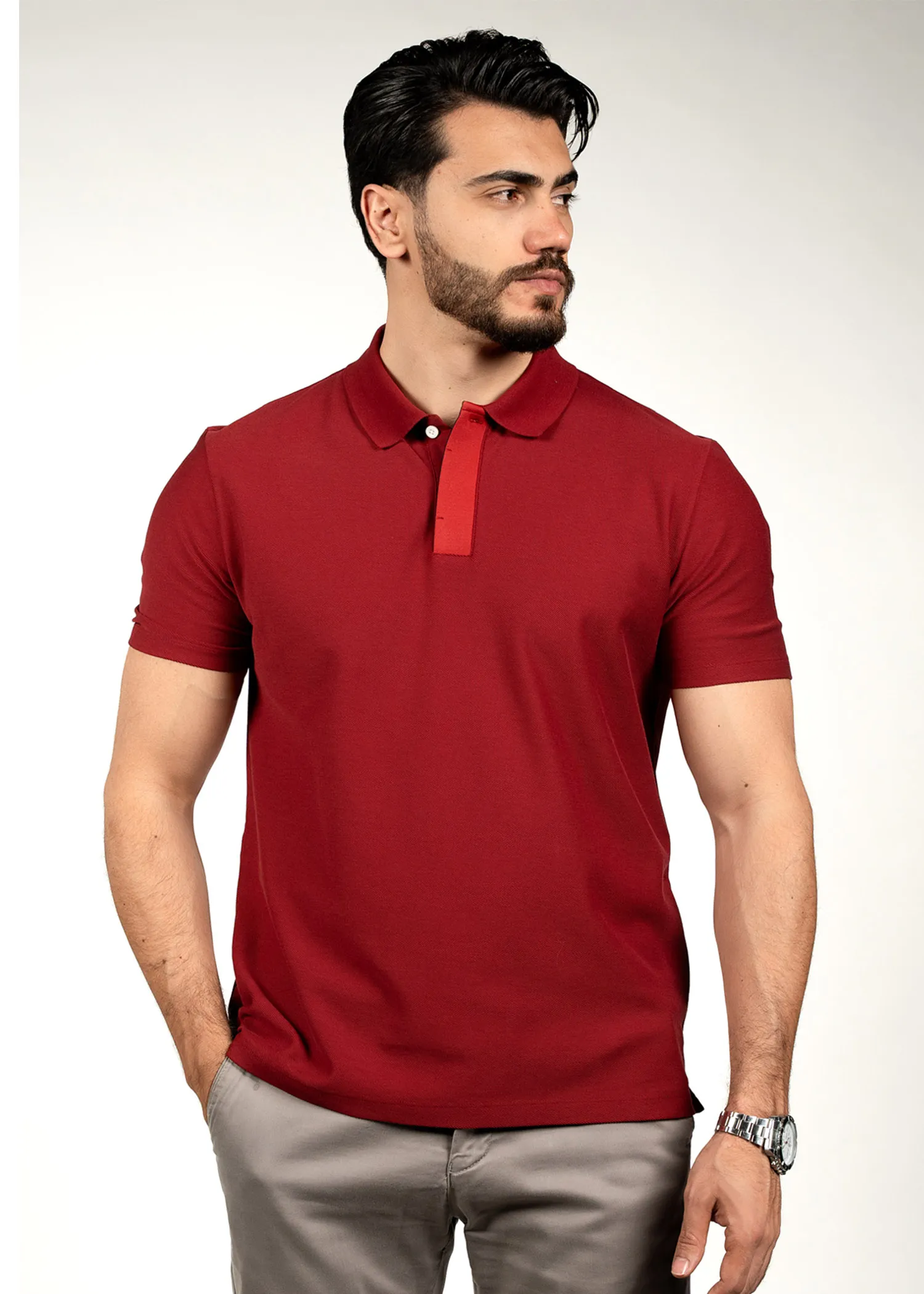 red polo