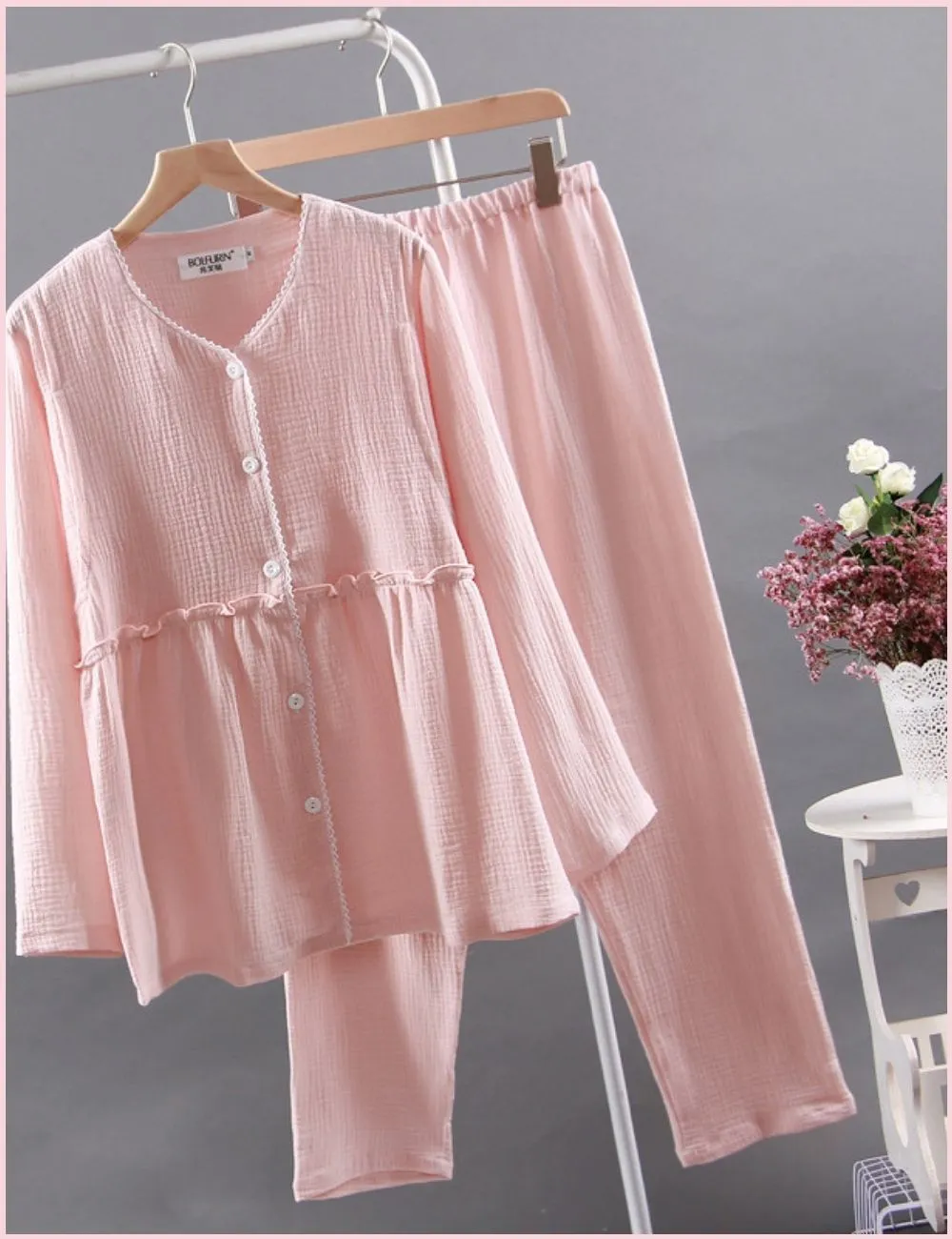 CottonEase Crepe Pajama Set