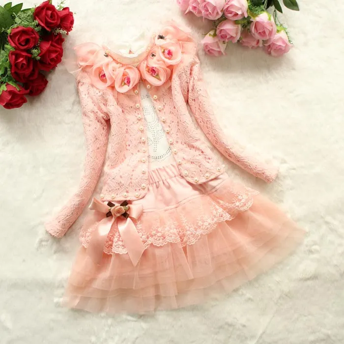Little Princess Modal Lace Skirt Set